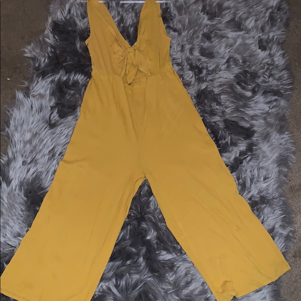 yellow romper